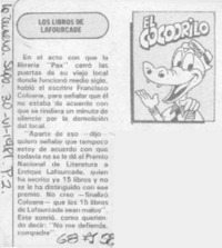 Los libros de Lafourcade.