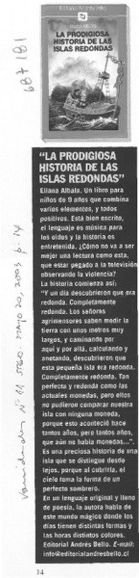 La prodigiosa historia de las islas redondas