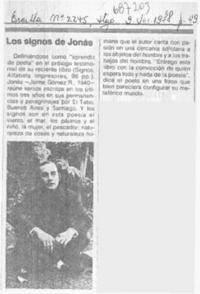 Los signos de Jonás.