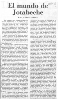 El mundo de Jotabeche