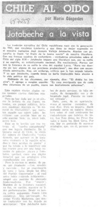 Jotabeche a la vista