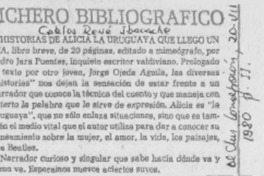 Historias de Alicia la uruguaya que llegó un día