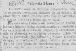 Palomita blanca.