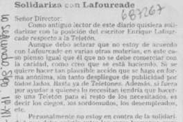 Solidariza con Lafourcade