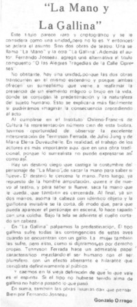 La mano y la gallina