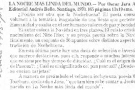 La noche más linda del mundo.