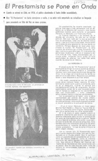 El Prestamista se pone en onda.