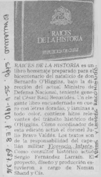 Raíces de la historia.