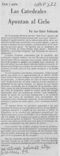 Las catedrales apuntan al cielo