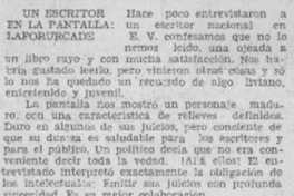 Un escritor en la pantalla, Lafourcade