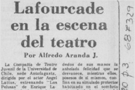 Un escritor en la pantalla, Lafourcade