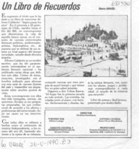 Un libro de recuerdos