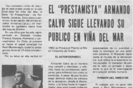 El "Prestamista" Armando Calvo sigue llevando su público en Viña del Mar.
