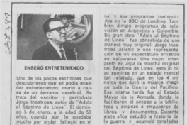 Enseñó entreteniendo.