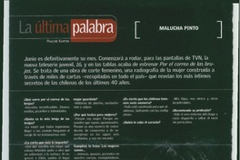La última palabra: [entrevista]