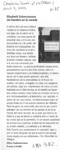 Un hombre en la vereda