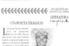 Un poeta trágico