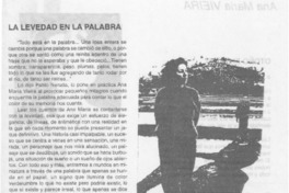 La levedad en la palabra