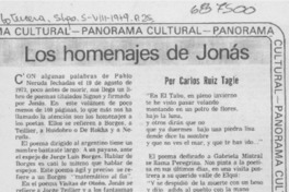Los homenaje de Jonás