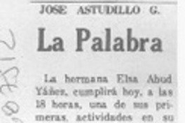 La palabra