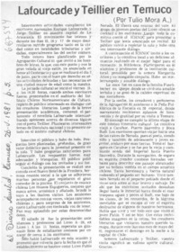 Lafourcade y Teillier en Temuco