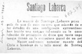 Santiago Labarca.