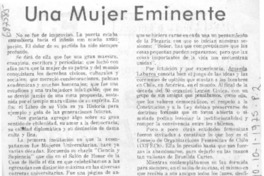 Una Mujer eminente