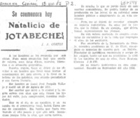 Natalicio de Jotabeche