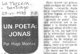 Un poeta: Jonás