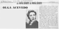 Olga Acevedo.