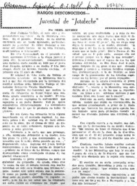 Juventud de "Jotabeche"