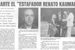 Parte el "Estafador Renato Kaumann".