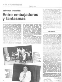 Entre emabajadores y fantasmas