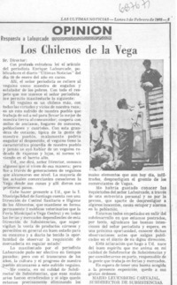 Los chilenos de la Vega