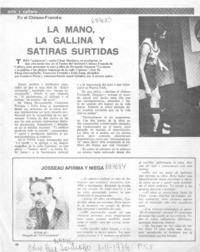 Josseau afirma y niega.