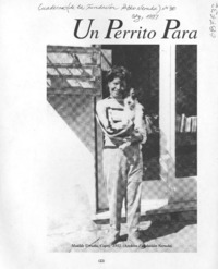 Un perrito para Pablo y Matilde.