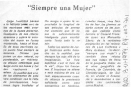 Siempre una mujer