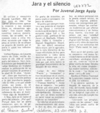 Jara y el silencio