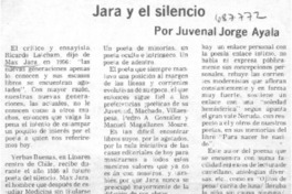 Jara y el silencio