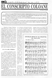 El conscripto Coloane