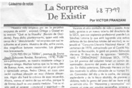 La sorprsa de existir