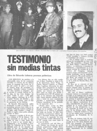 Testimonio sin medias tintas.