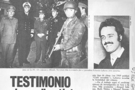 Testimonio sin medias tintas.