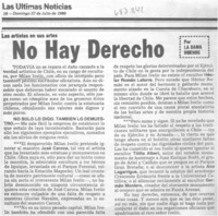 No hay derecho