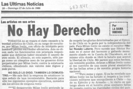 No hay derecho