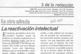 La reactivación intelectual