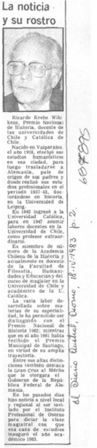 La noticia y su rostro.