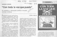 Con toda la voz que puedo".