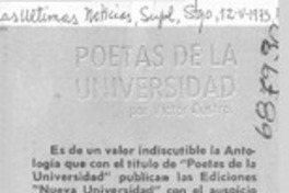 Poetas de la universidad