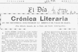 Crónica literaria